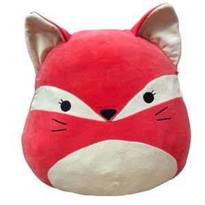 Squishy Squooshems Fifi the Red Fox By Kellytoy Big 18” Cozy Stuffed Pillow Toy